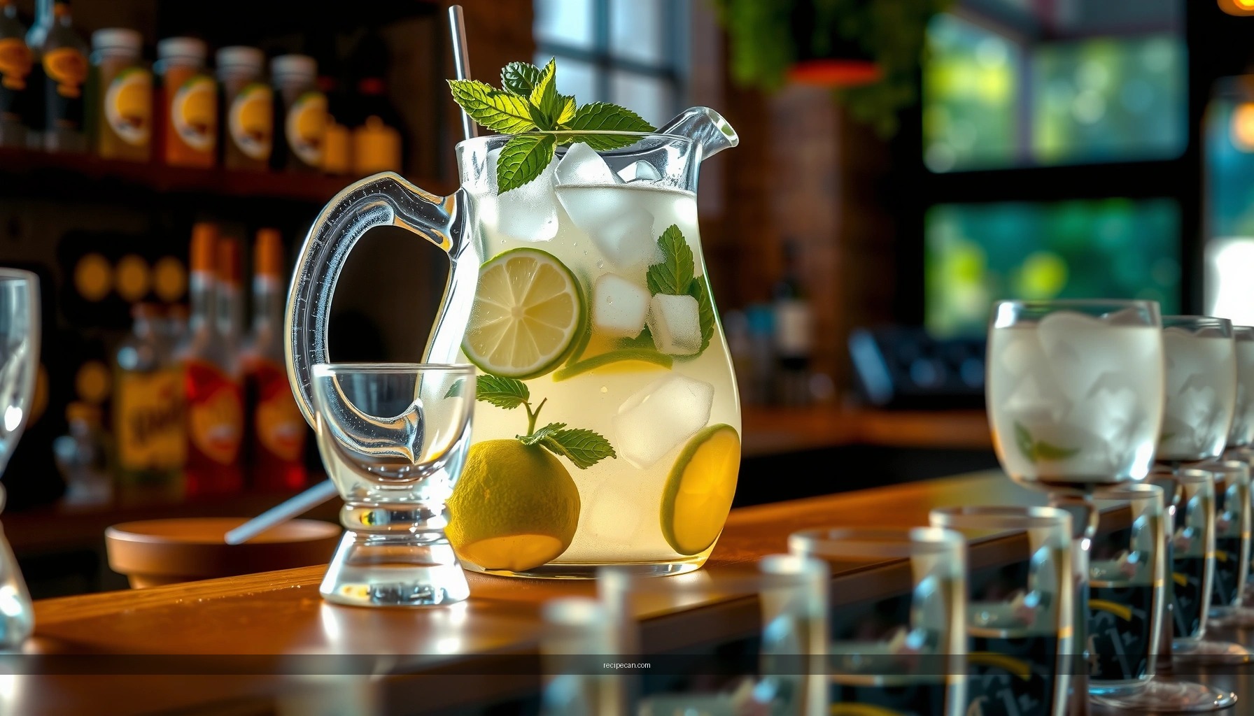 Mojito Pitcher Recipe: Easy Batch for a Crowd