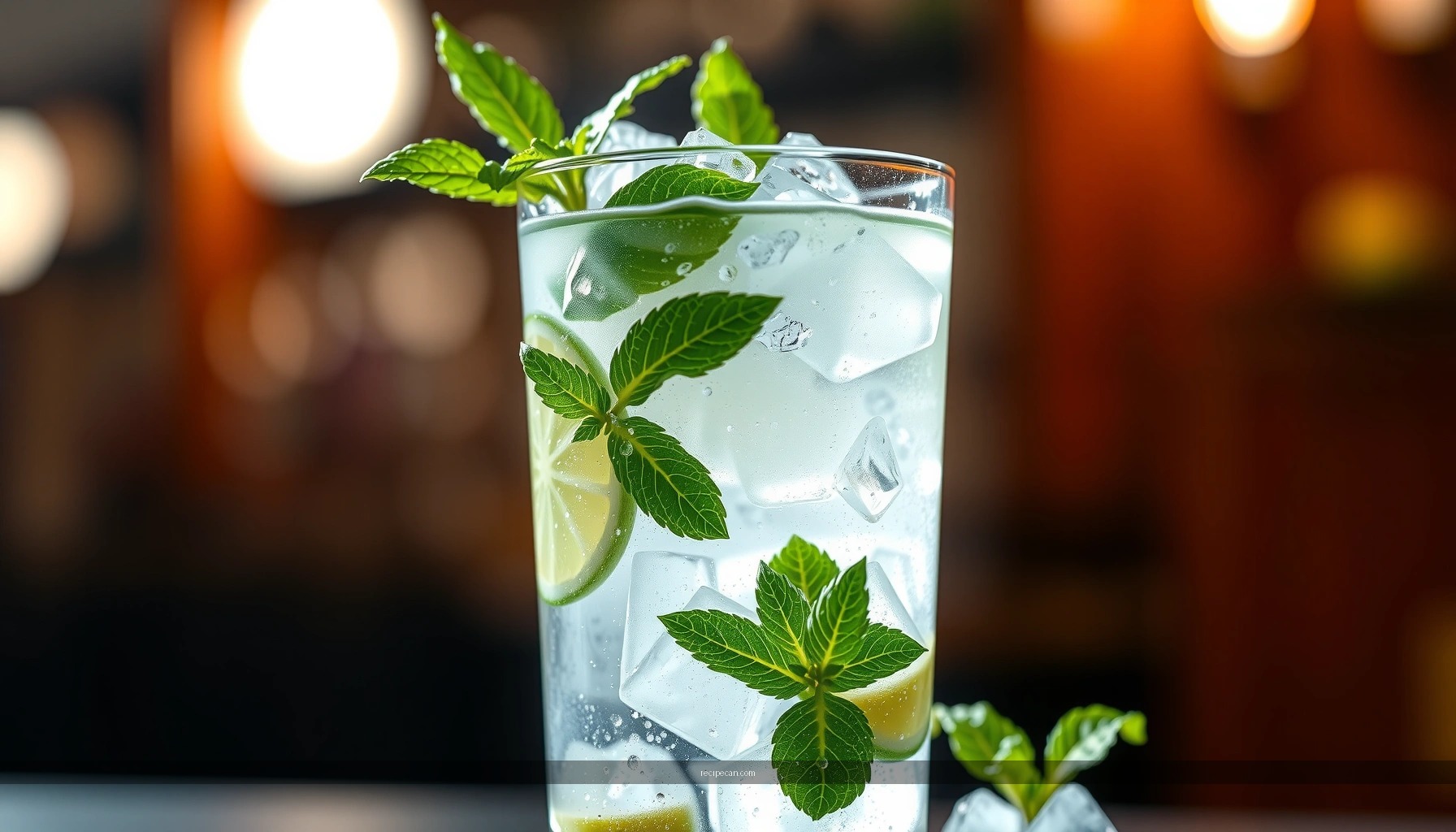 Mojito with Vodka Recipe: Fresh Mint Lime Cooler