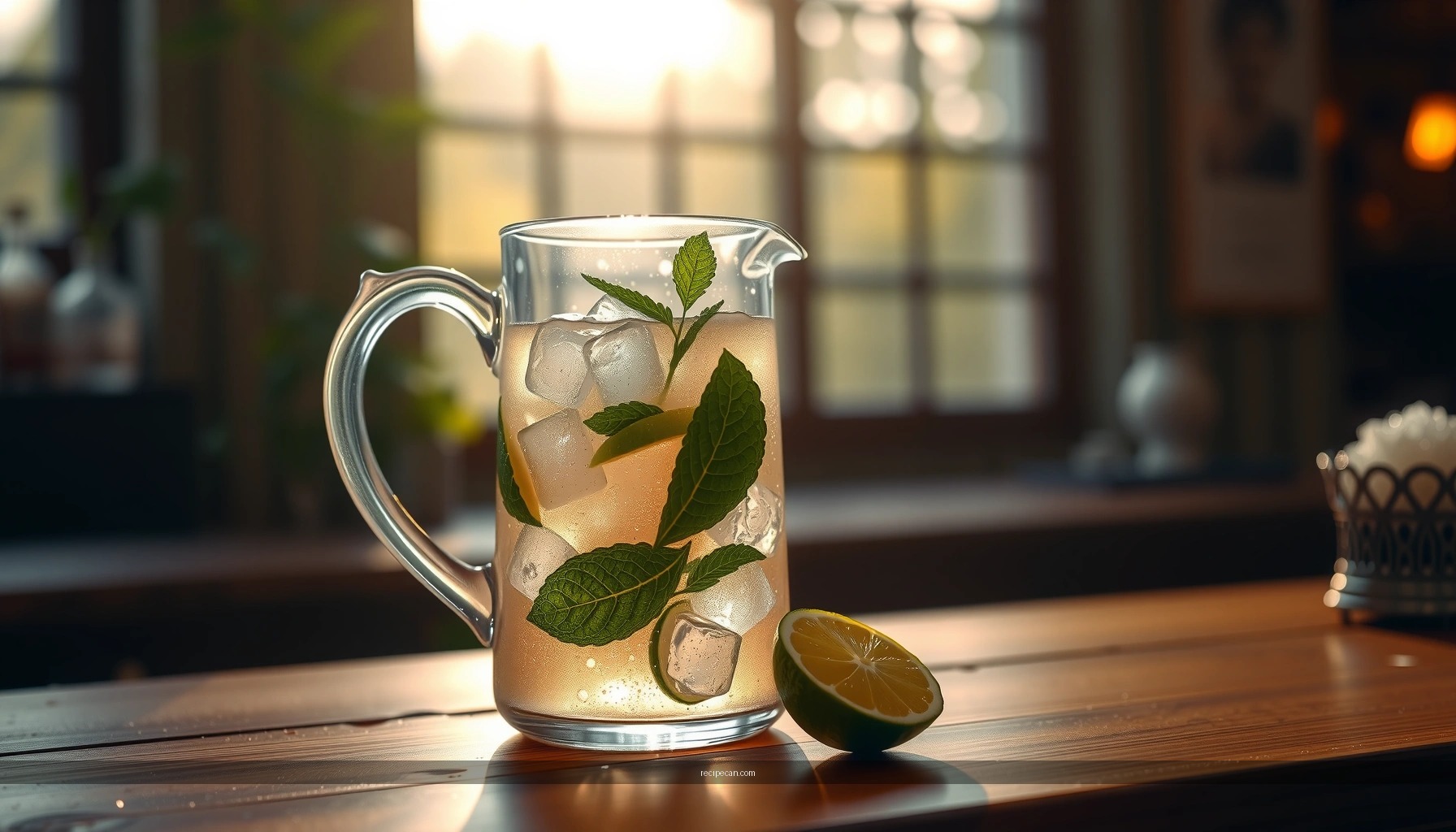 Pitcher of Mojito Recipe: Easy Mint-Lime Refreshing Drink
