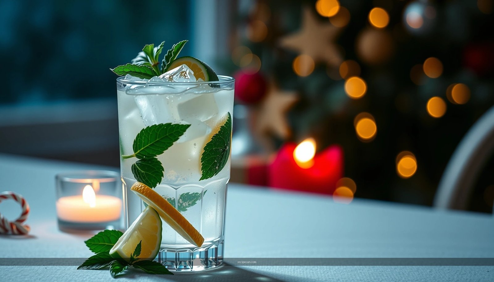White Christmas Mojito Recipe: Festive Minty Cocktail