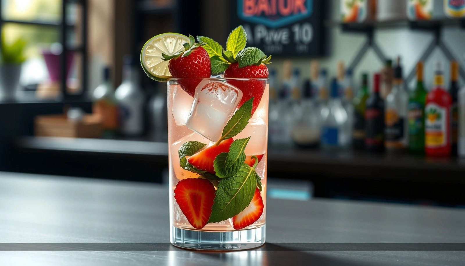 Strawberry Mojito Mocktail Recipe: Fresh, Minty, and Non-Alcoholic