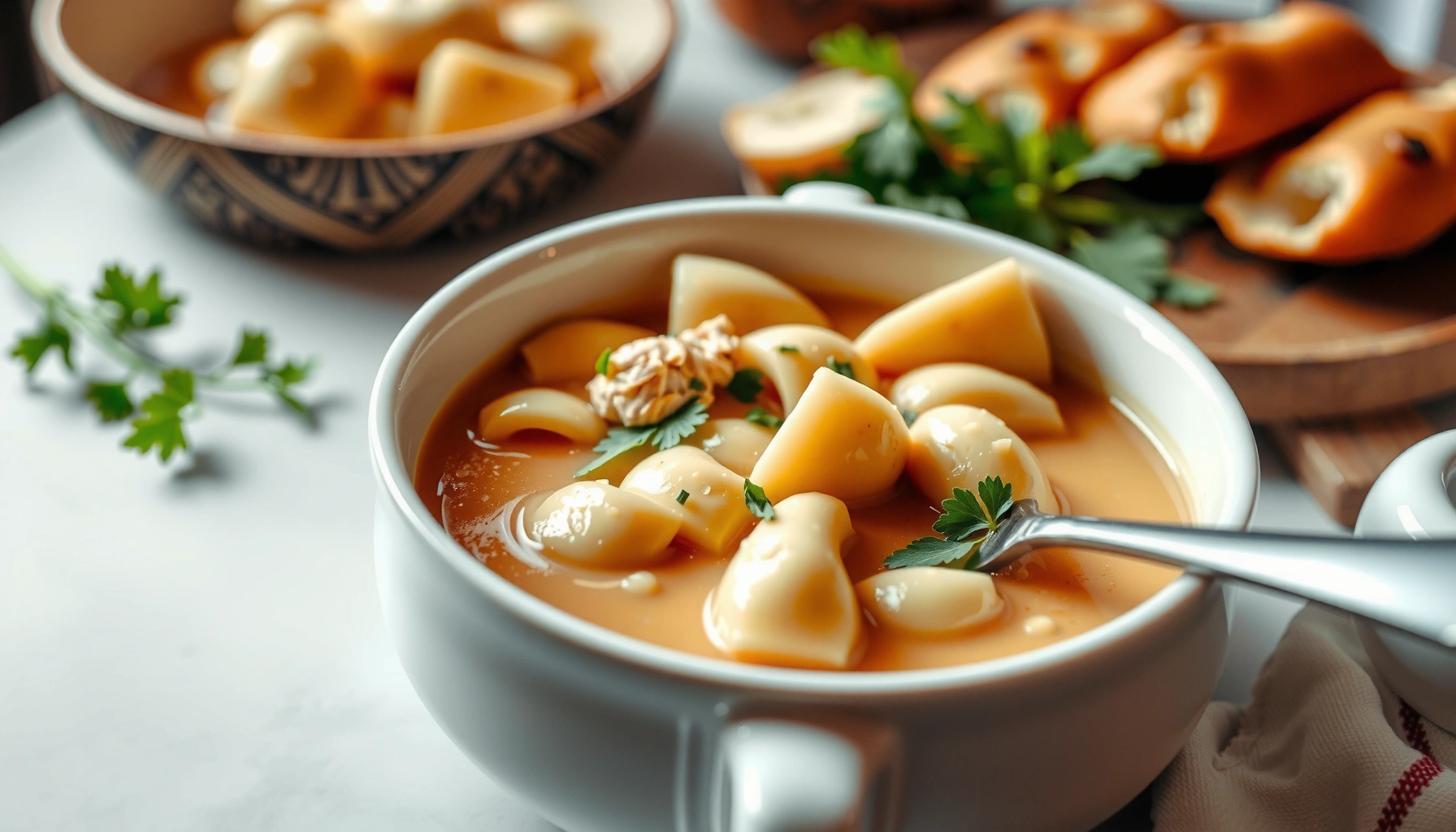 Copycat Olive Garden Chicken Gnocchi Soup Recipe