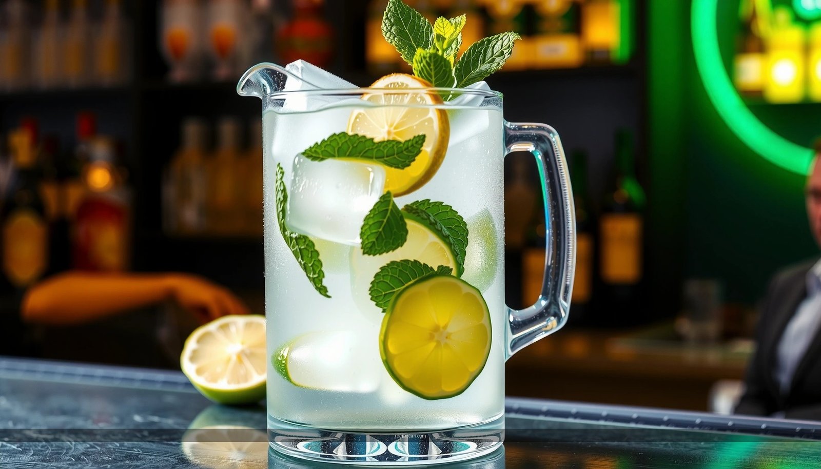 Mojito Pitcher Recipe with Simple Syrup: Easy Homemade Batch