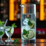 Mojito Recipe With Simple Syrup in a Pitcher