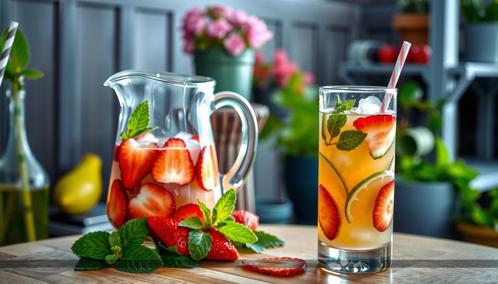 Strawberry Mojito Pitcher Recipe: Easy Refreshing Party-Ready Drink