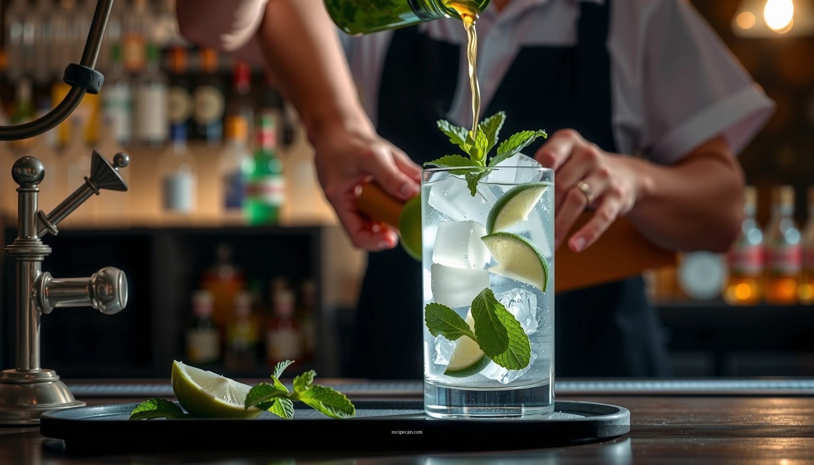 Authentic Mojito Cocktail Recipe: Fresh Mint, Lime, and Rum