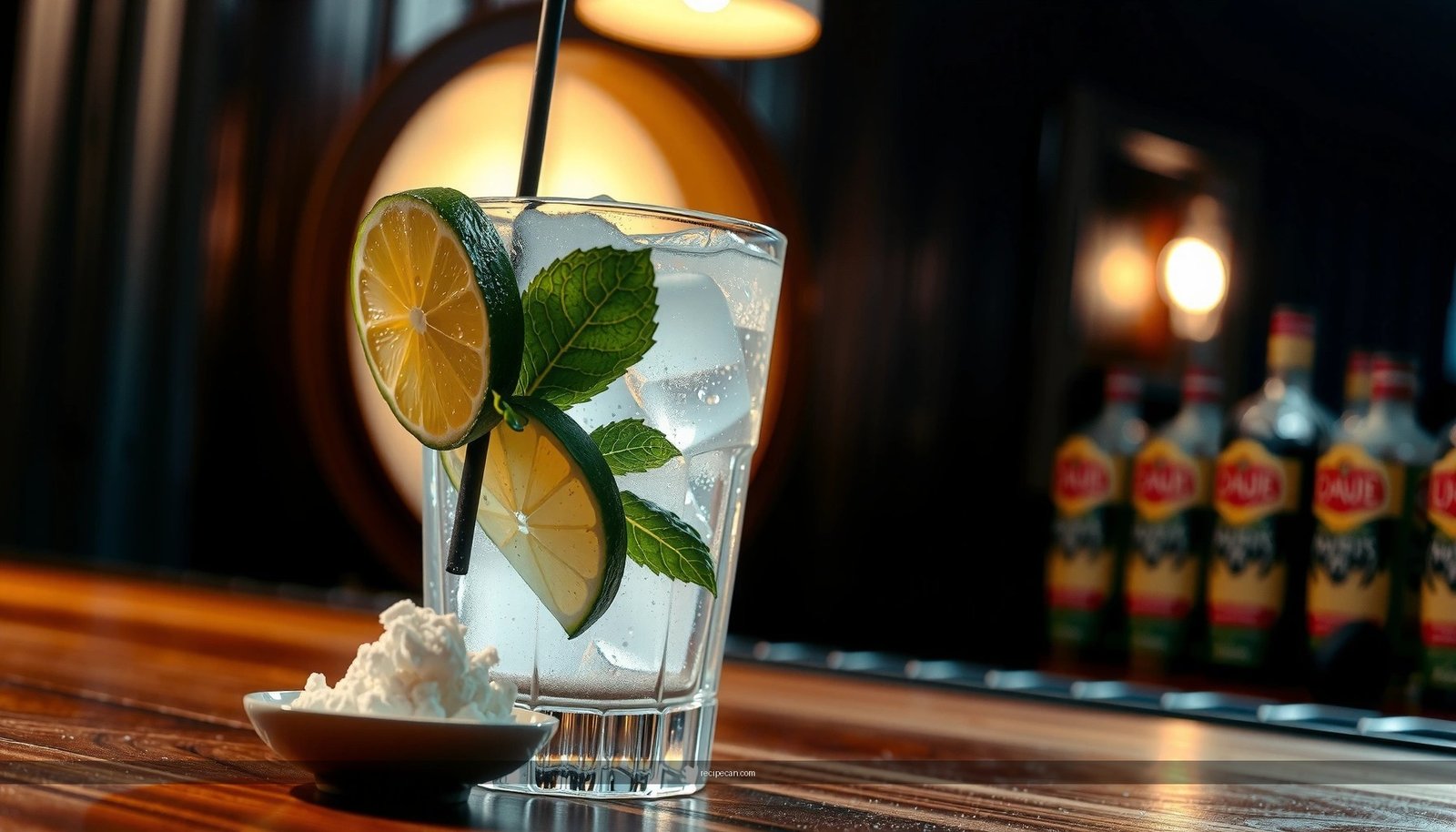 Cuban Mojito Recipe with Rum, Sugar, Lime, Mint, and Soda