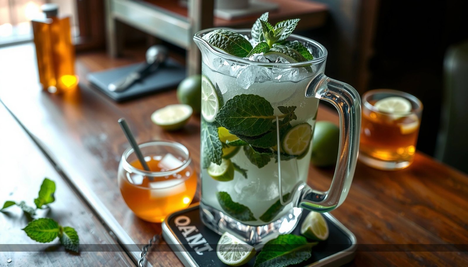 Mojito Pitcher Recipe with Simple Syrup
