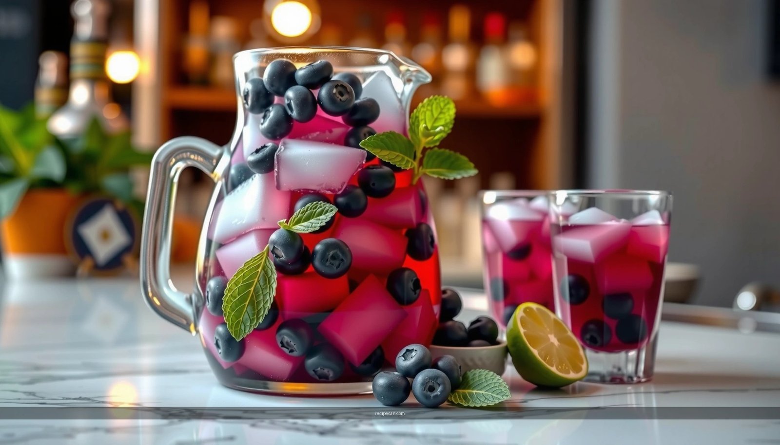 Blueberry Mojito Pitcher Recipe: Easy Pitcher-Style Mojito