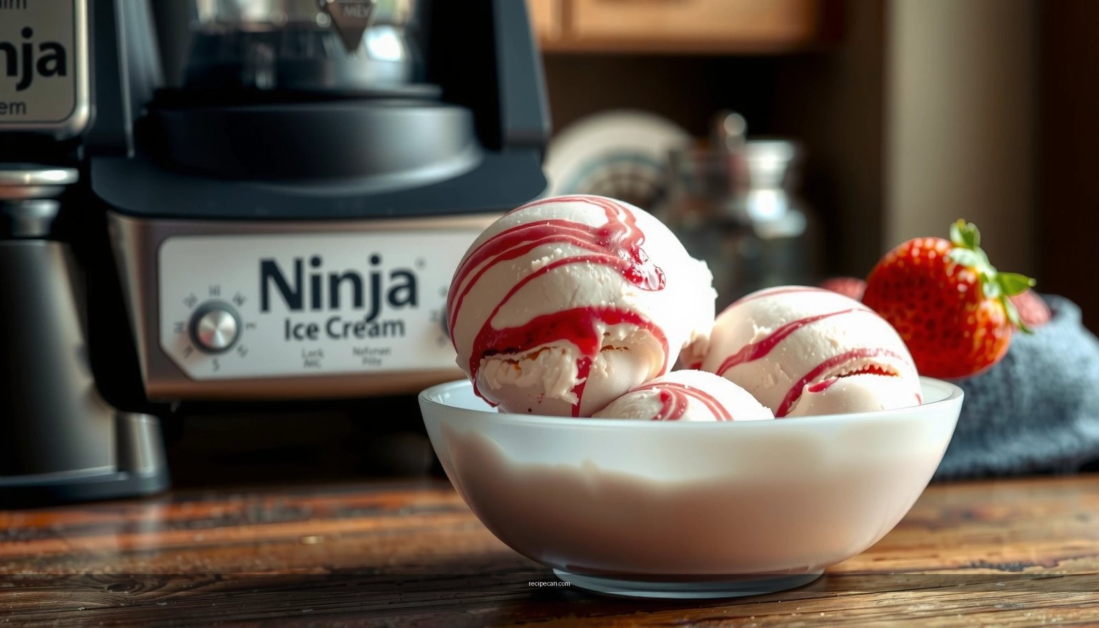 Ninja Strawberry Ice Cream Recipe: Creamy, Homemade & Easy