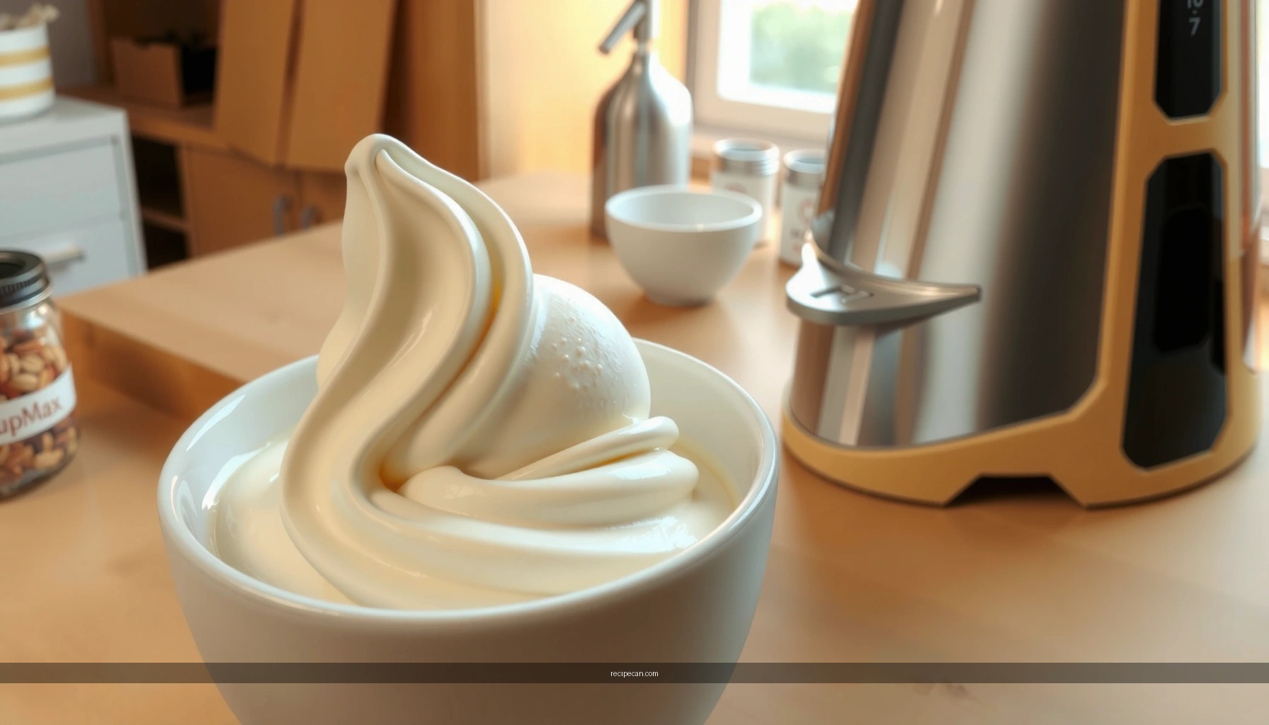 Almond Milk Ice Cream Recipe for Ice Cream Maker