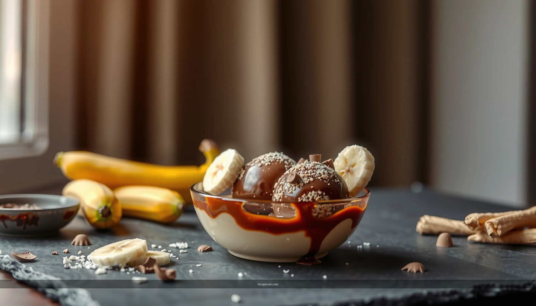 Banana and Chocolate Ice Cream Recipe