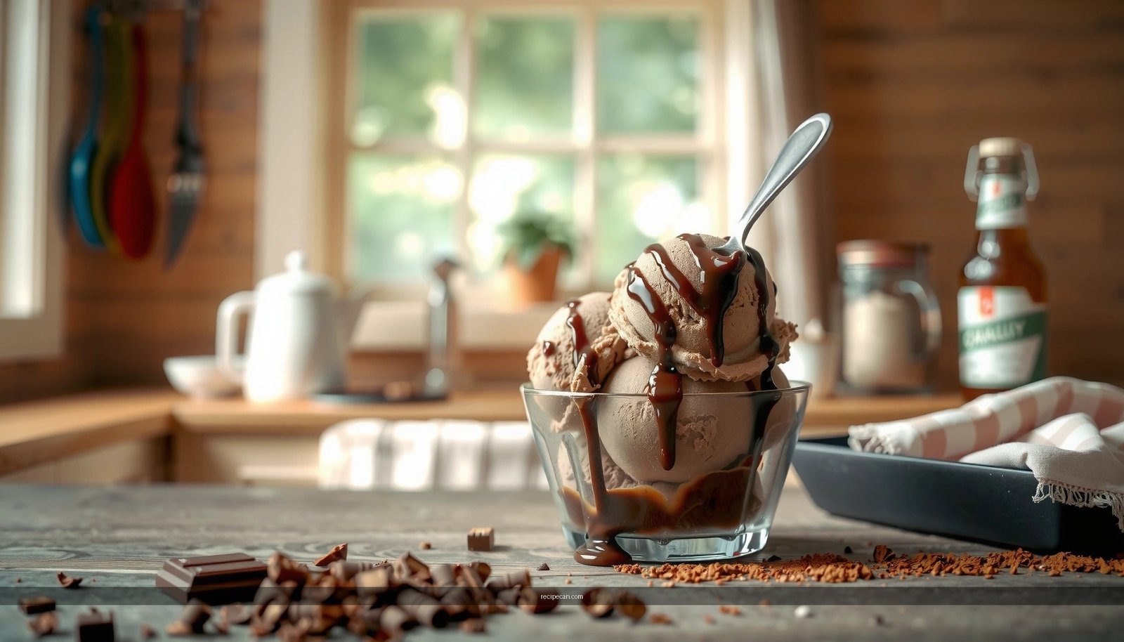 Healthy Chocolate Ice Cream Recipe (No-Fuss, Tasty, and Creamy)