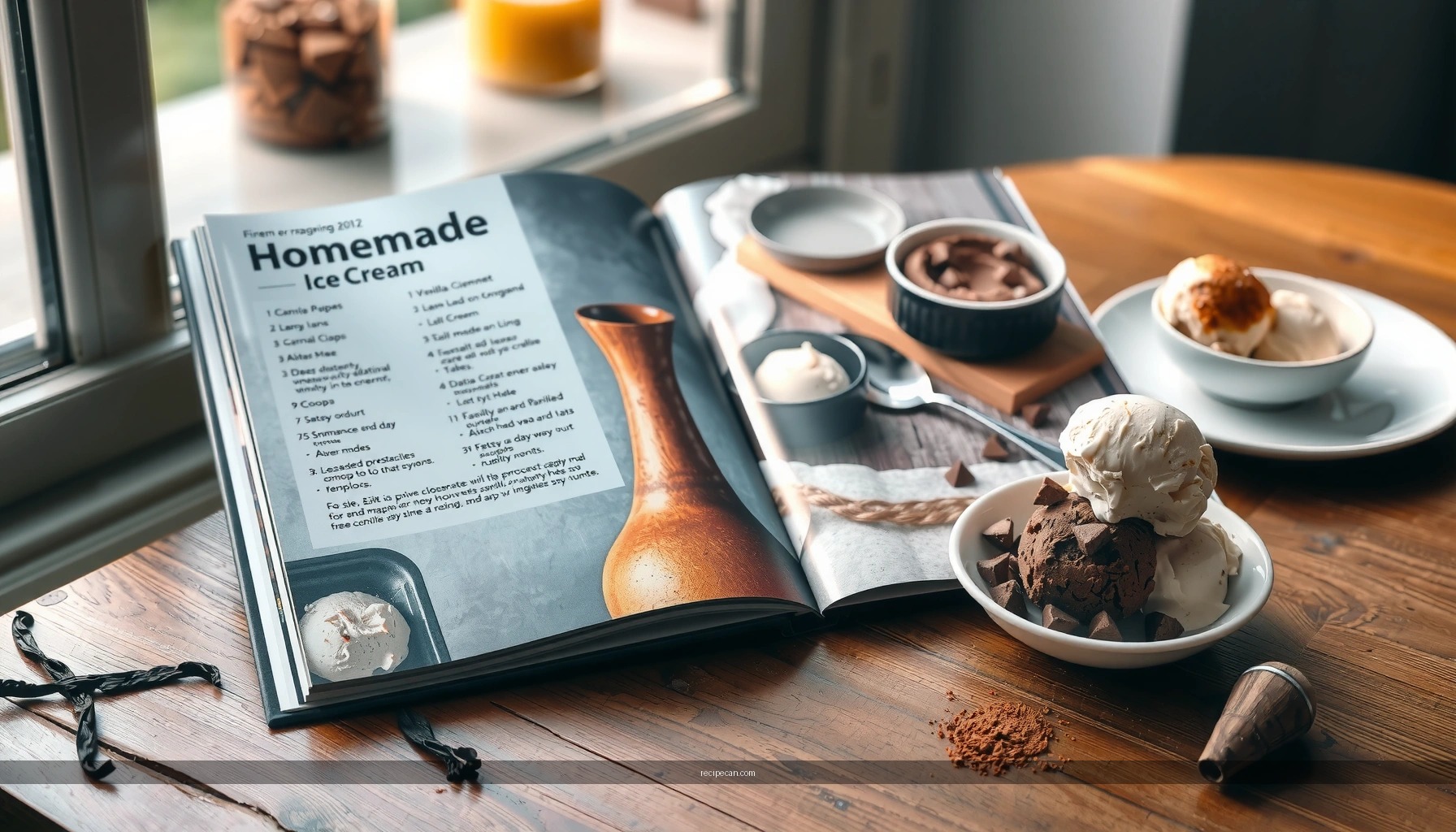 Ice Cream Recipe Book: Easy Homemade Recipes to Make