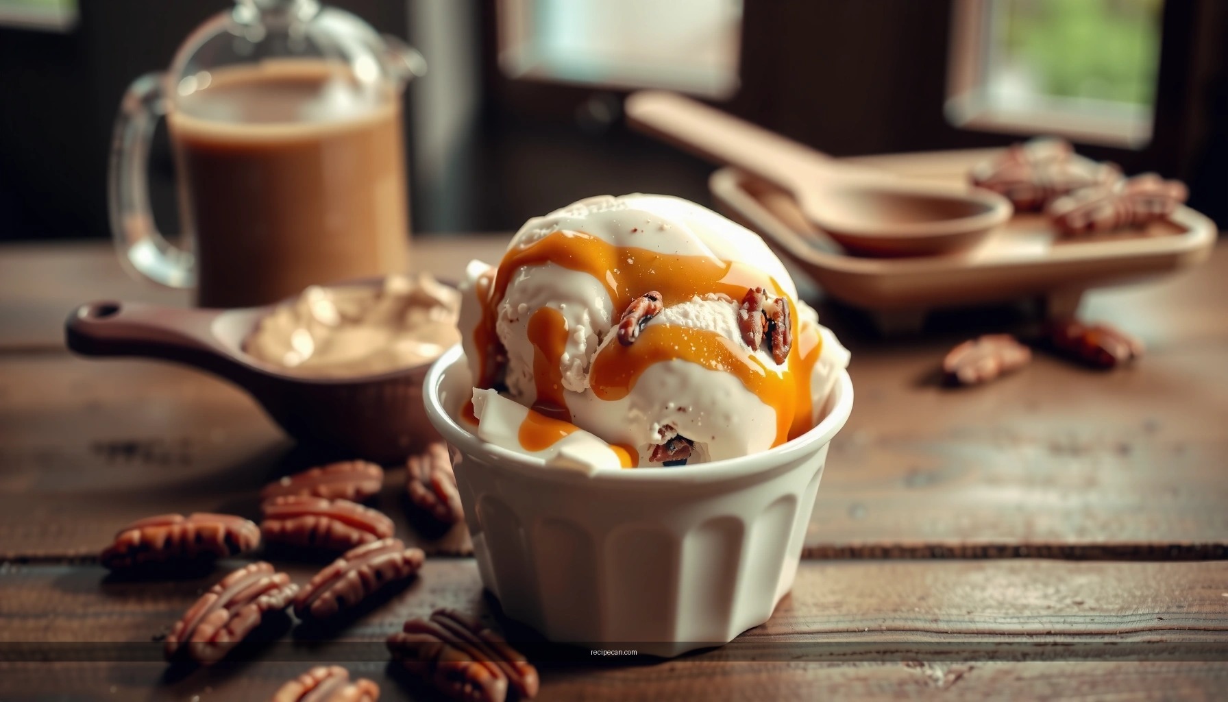 No Egg Butter Pecan Ice Cream Recipe