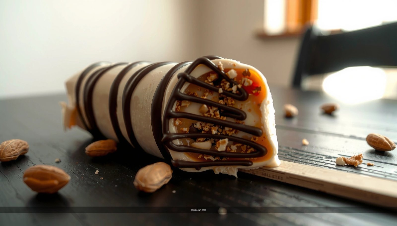 Snickers Ice Cream Bar Recipe: Homemade, Crunchy, Caramel Filled