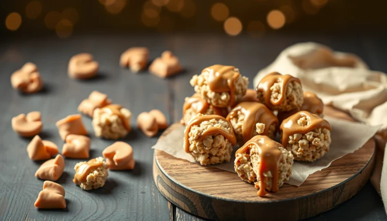 Peanut Butter Balls with Rice Krispies Recipe: Easy No-Bake Bites