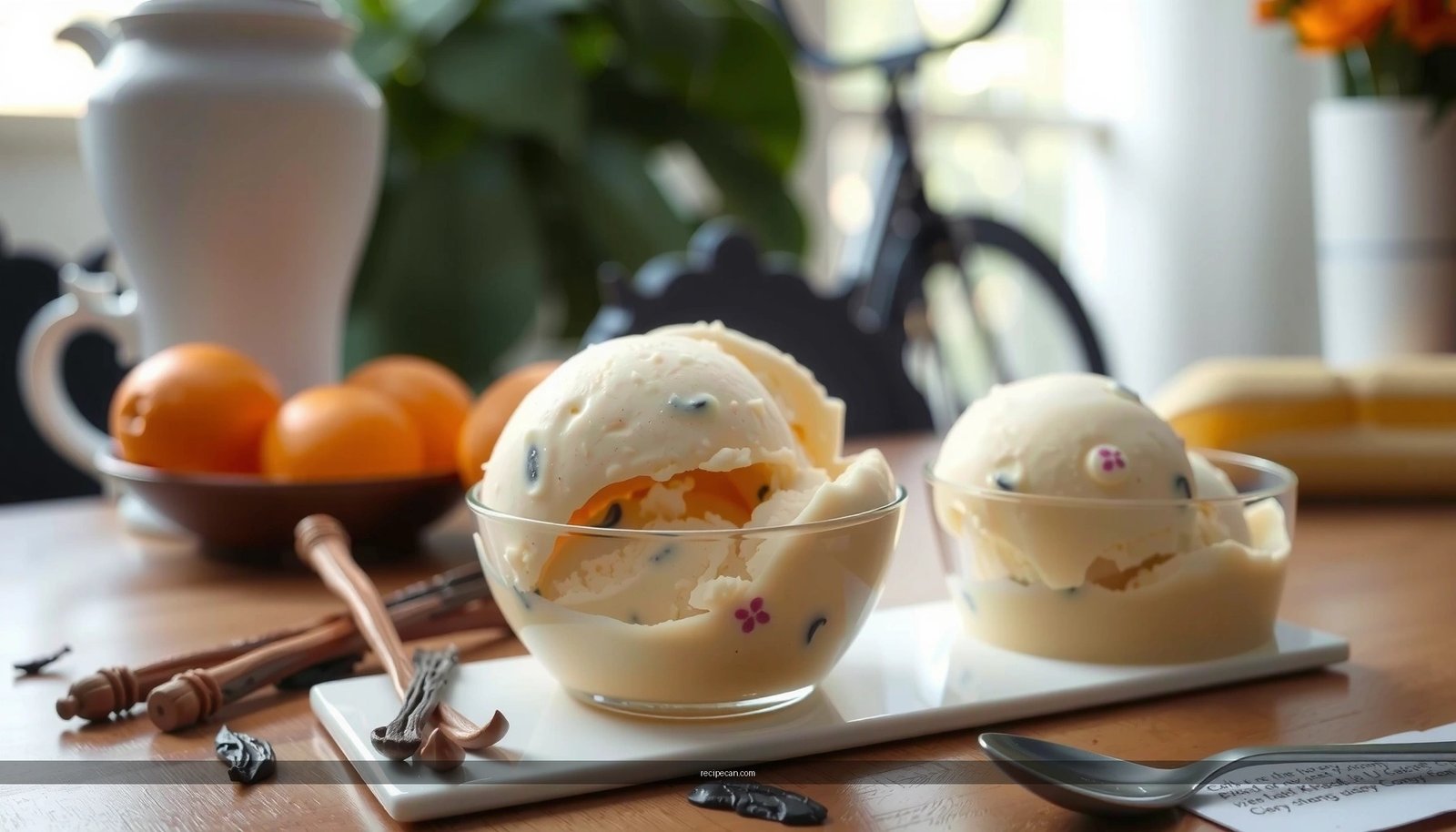 Cuisinart Vanilla Ice Cream Recipe with Vanilla Bean