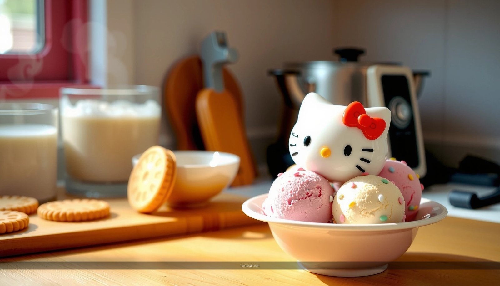 Hello Kitty Ice Cream Recipes: Cute Treats at Home