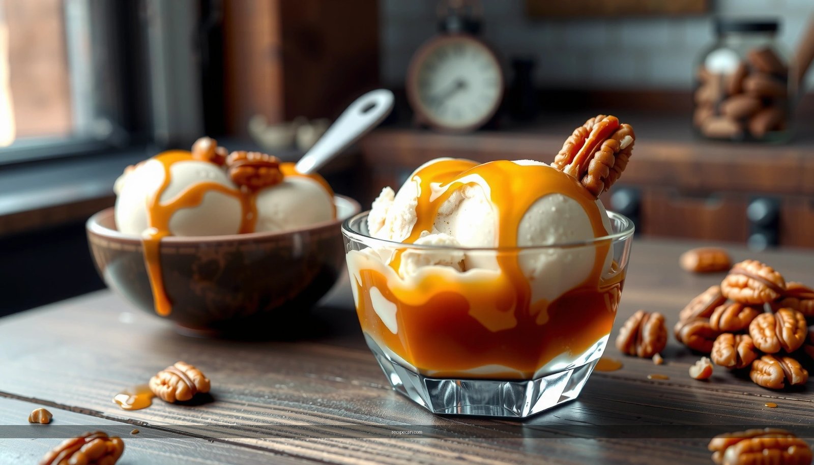 Keto Butter Pecan Ice Cream Recipe with Condensed Milk