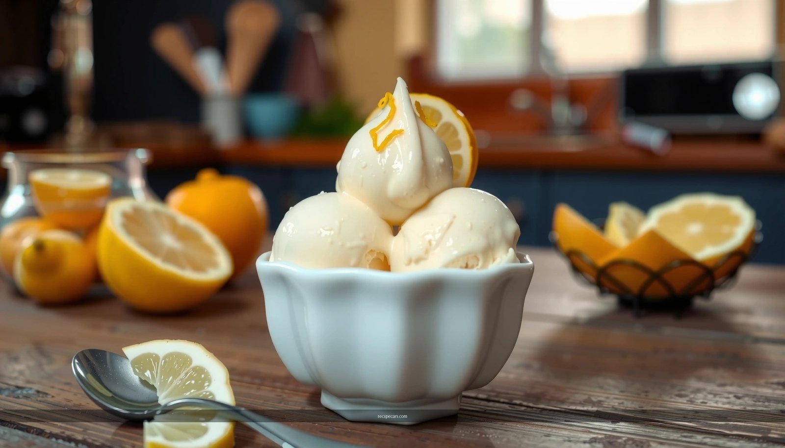 Meyer Lemon Ice Cream Recipe: Creamy, Bright, and Easy to Make