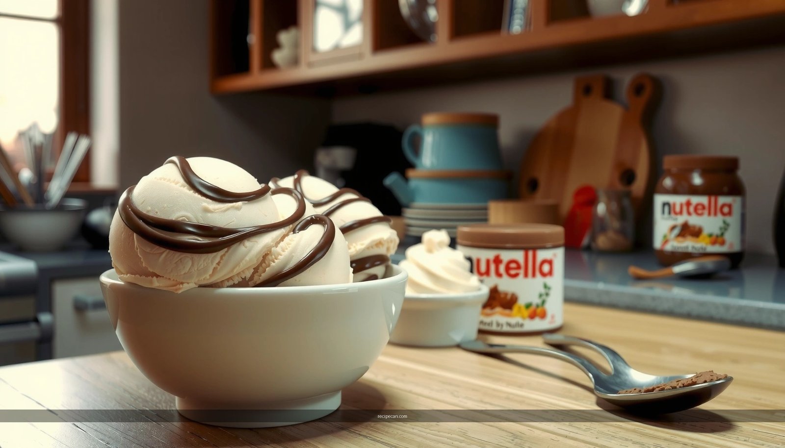 Nutella Ice Cream Recipe: Creamy Homemade Nutella Gelato at Home