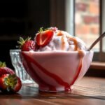 Strawberry Ice Cream Recipe with Frozen Strawberries