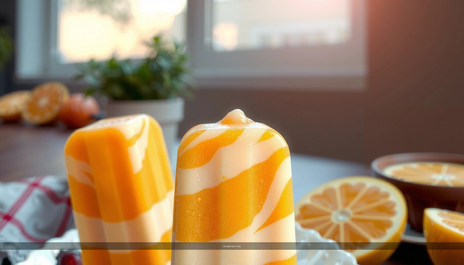 Homemade Orange Creamsicle Recipe: Homemade Orange Ice Cream