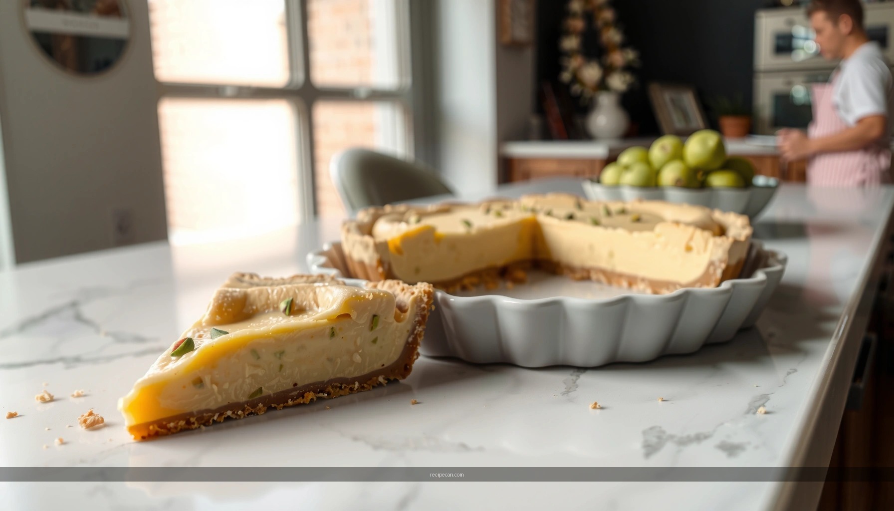 Recipe for Pistachio Pudding Pie: Easy Homemade Pie