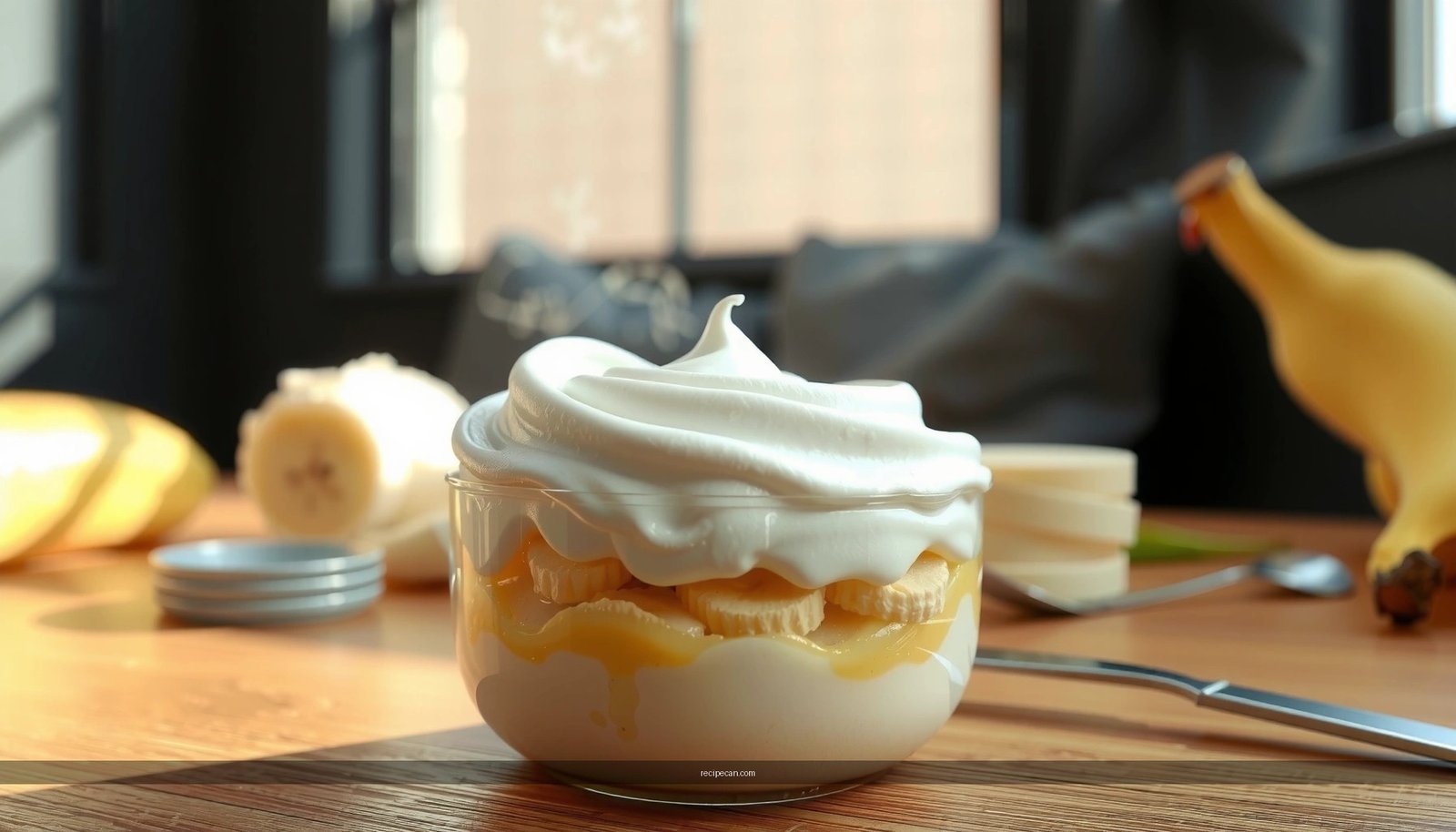 Meringue for Banana Pudding Recipe: Fluffy, Stable Topping