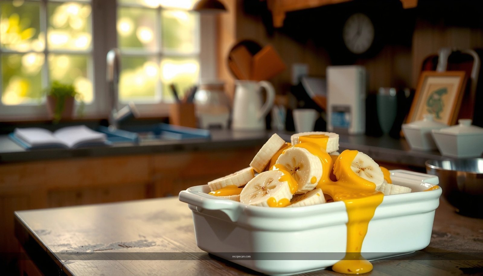 Bread Pudding with Banana Bread Recipe