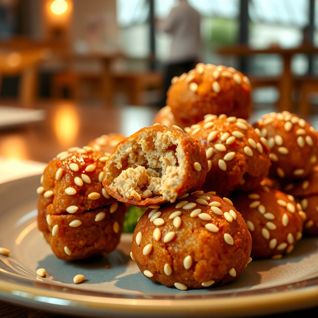 Filling and Shape - recipe sesame balls