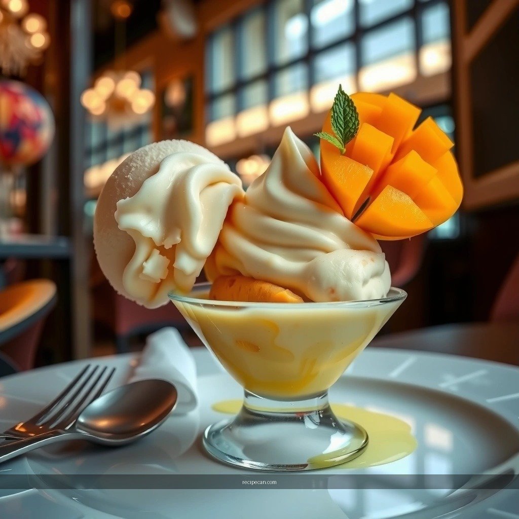 Flavor - healthy mango ice cream recipe