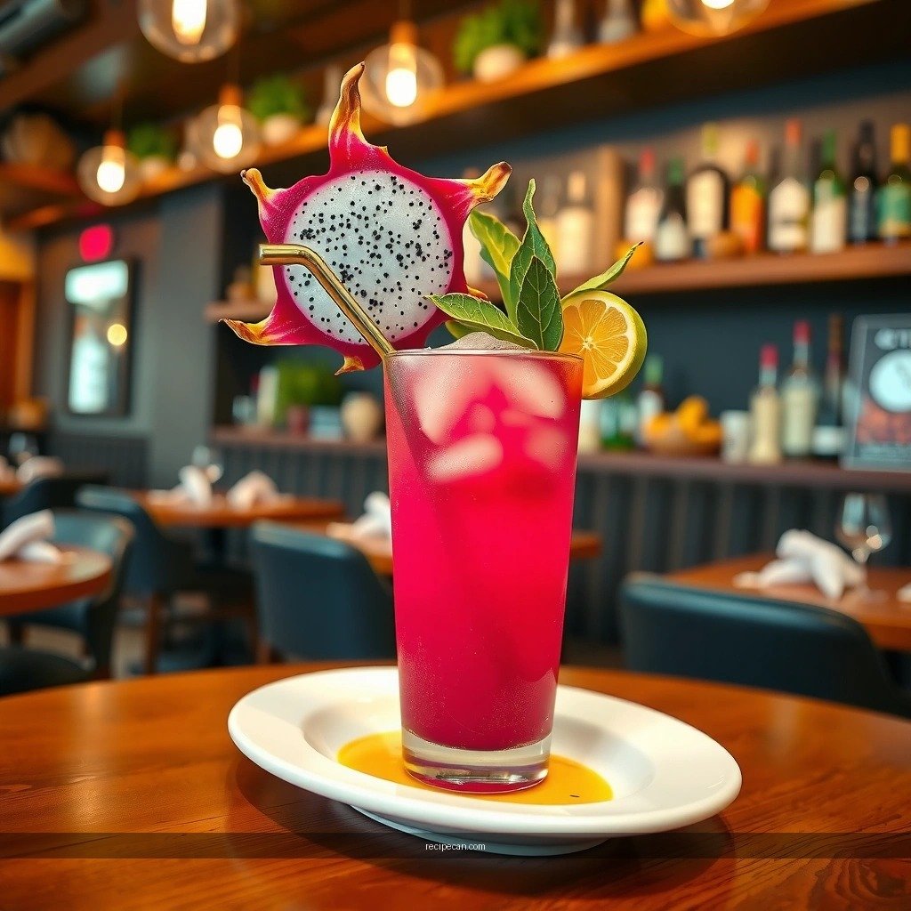 Flavor Balance - dragon fruit mojito recipe