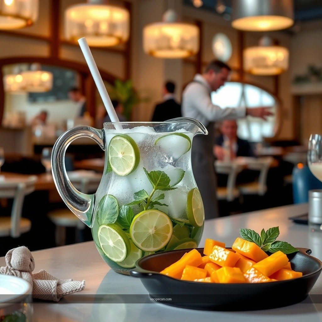 Flavor Balance - mojito recipe for pitcher