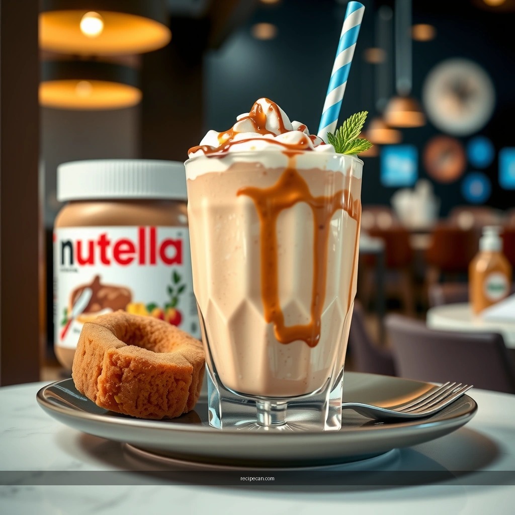 Flavor Boost Options - nutella milkshake recipe