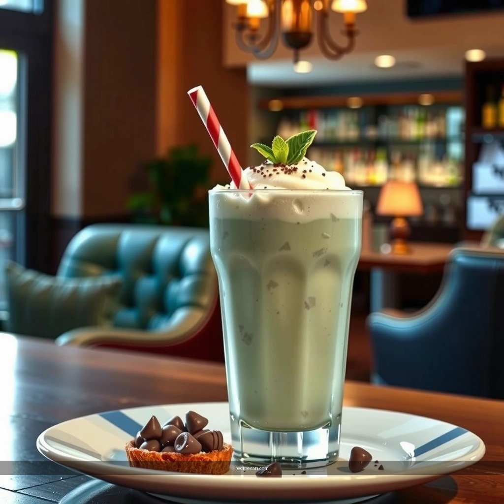 Flavor Boosters - mint chocolate chip milkshake recipe