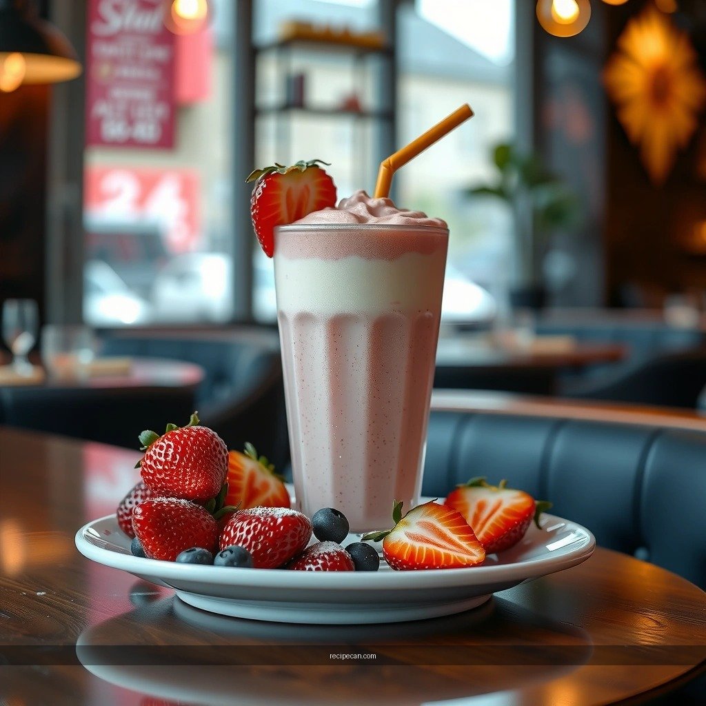 Flavor Boosters - recipe for a strawberry milkshake