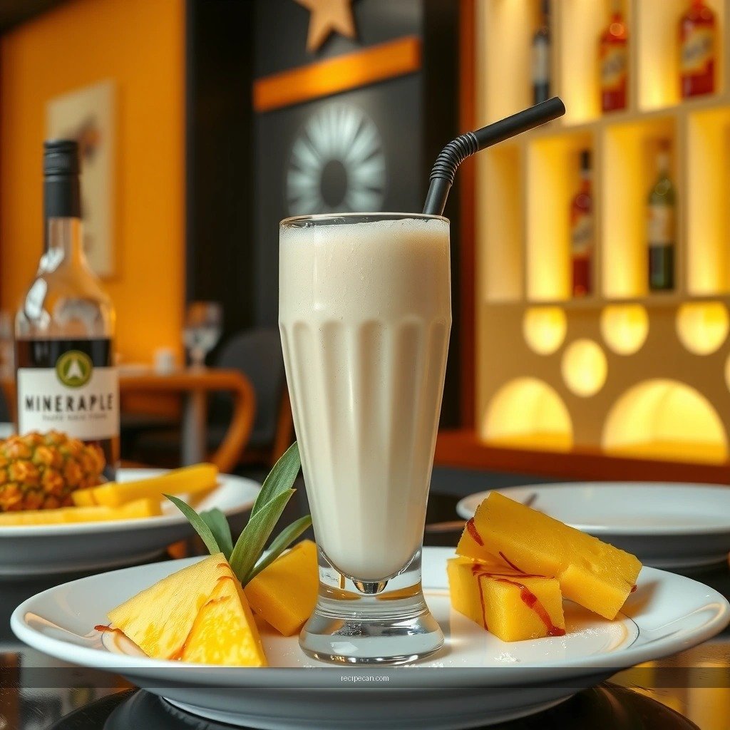 Flavor Boosters - recipe for pineapple milkshake