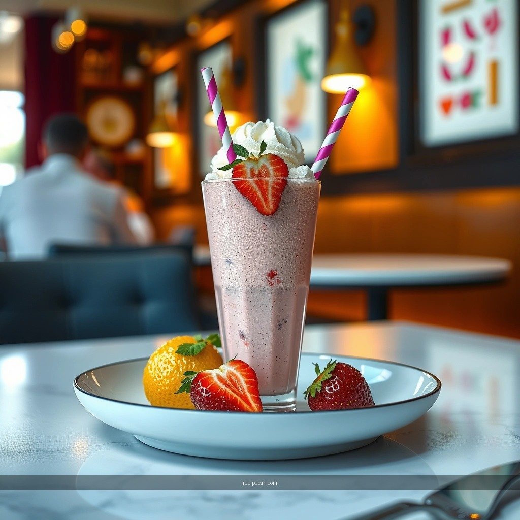 Flavor Boosters - strawberry milkshake recipe without ice cream