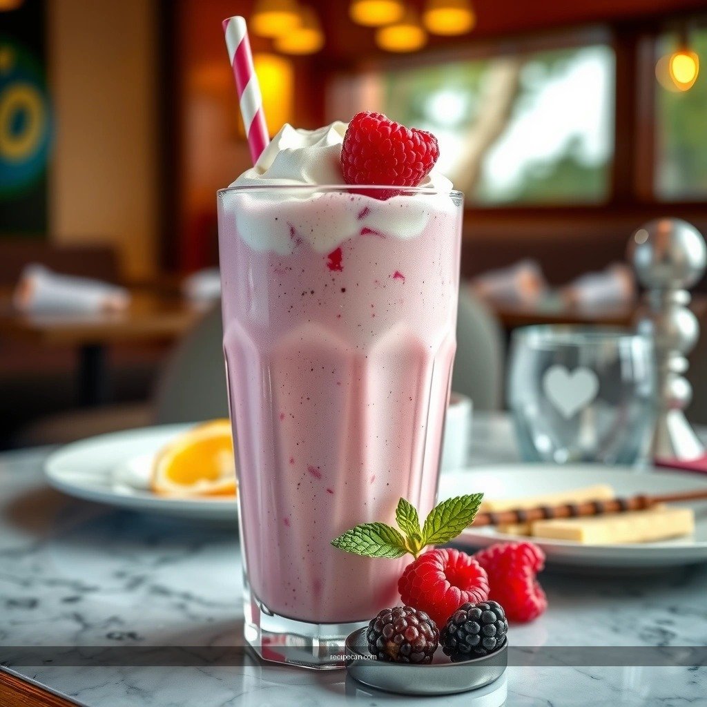 Flavor Boosters - recipe for raspberry milkshake