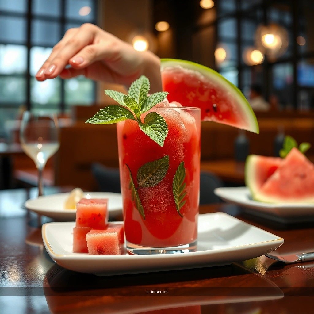 Flavor Boosters - watermelon mojito smoothie recipe