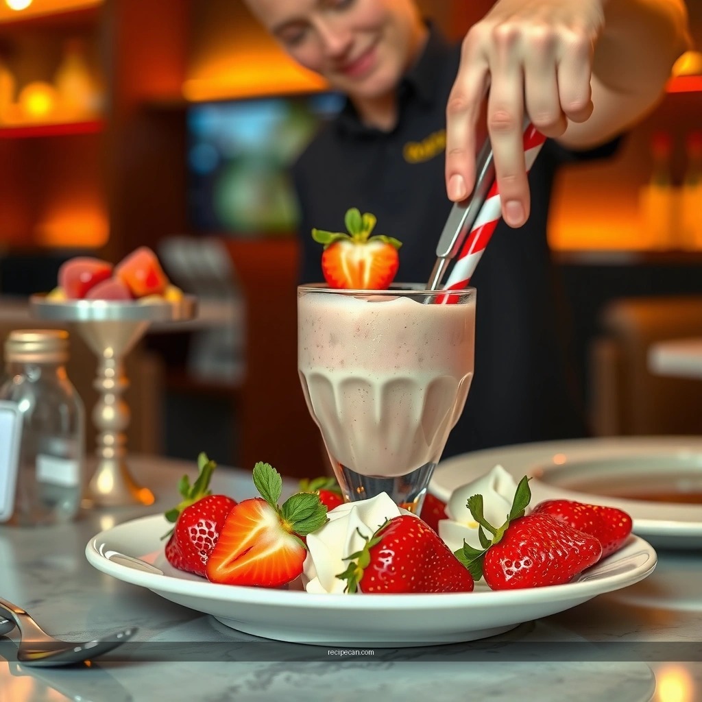 Flavor Boosters - strawberry milkshake recipe with ice cream