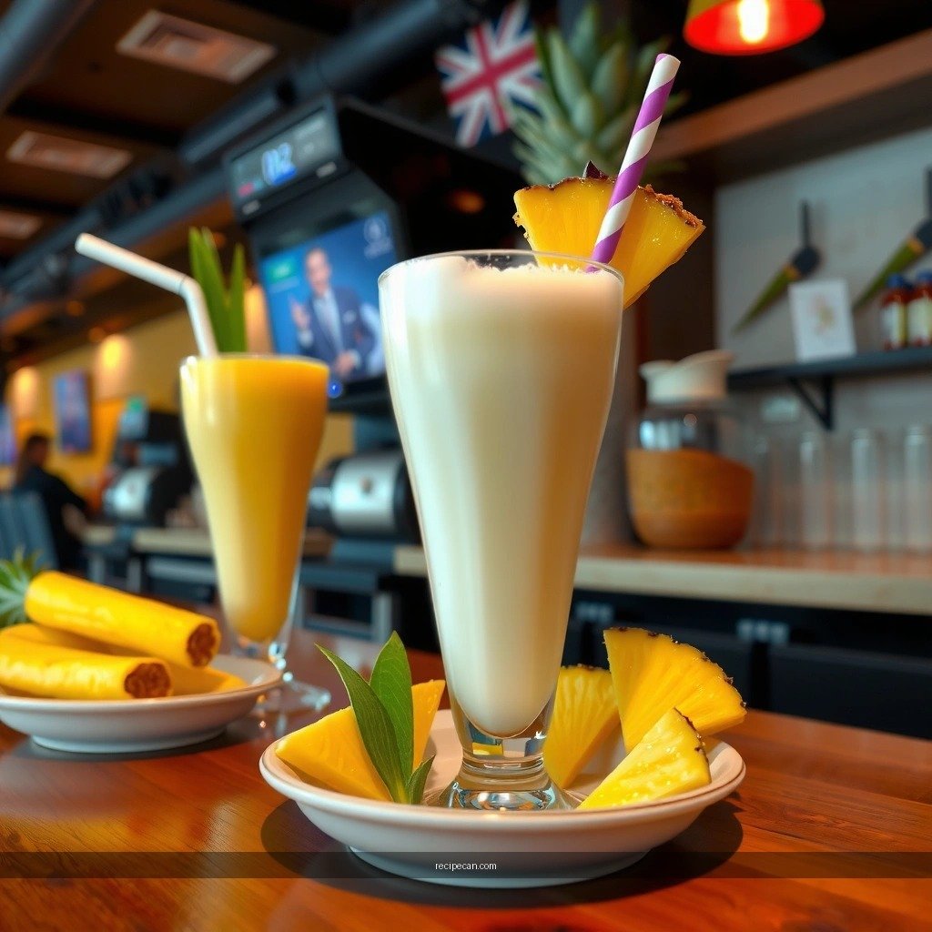 Flavor Boosters - pineapple milkshake recipe