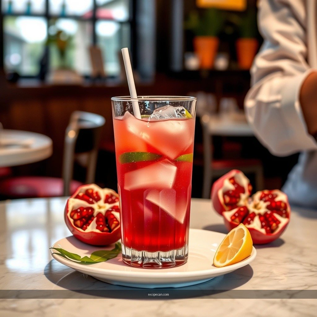 Flavor Tips - pomegranate mojito cocktail recipe