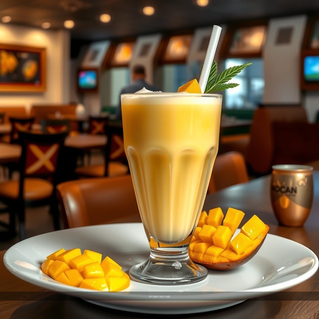Flavor Variations - recipe mango milkshake