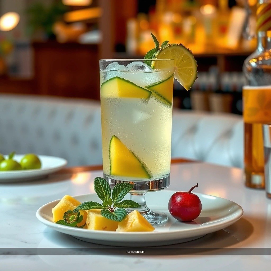 Flavor Variations - pineapple mojito drink recipe