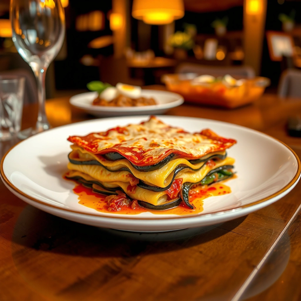 Flavorful Sauce - lasagna recipe with eggplant