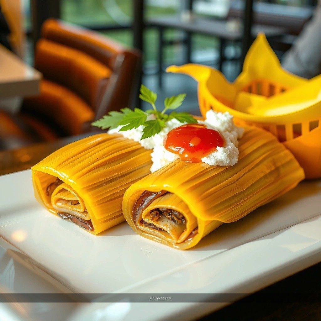 Folding and Wrapping - authentic mexican tamales recipes
