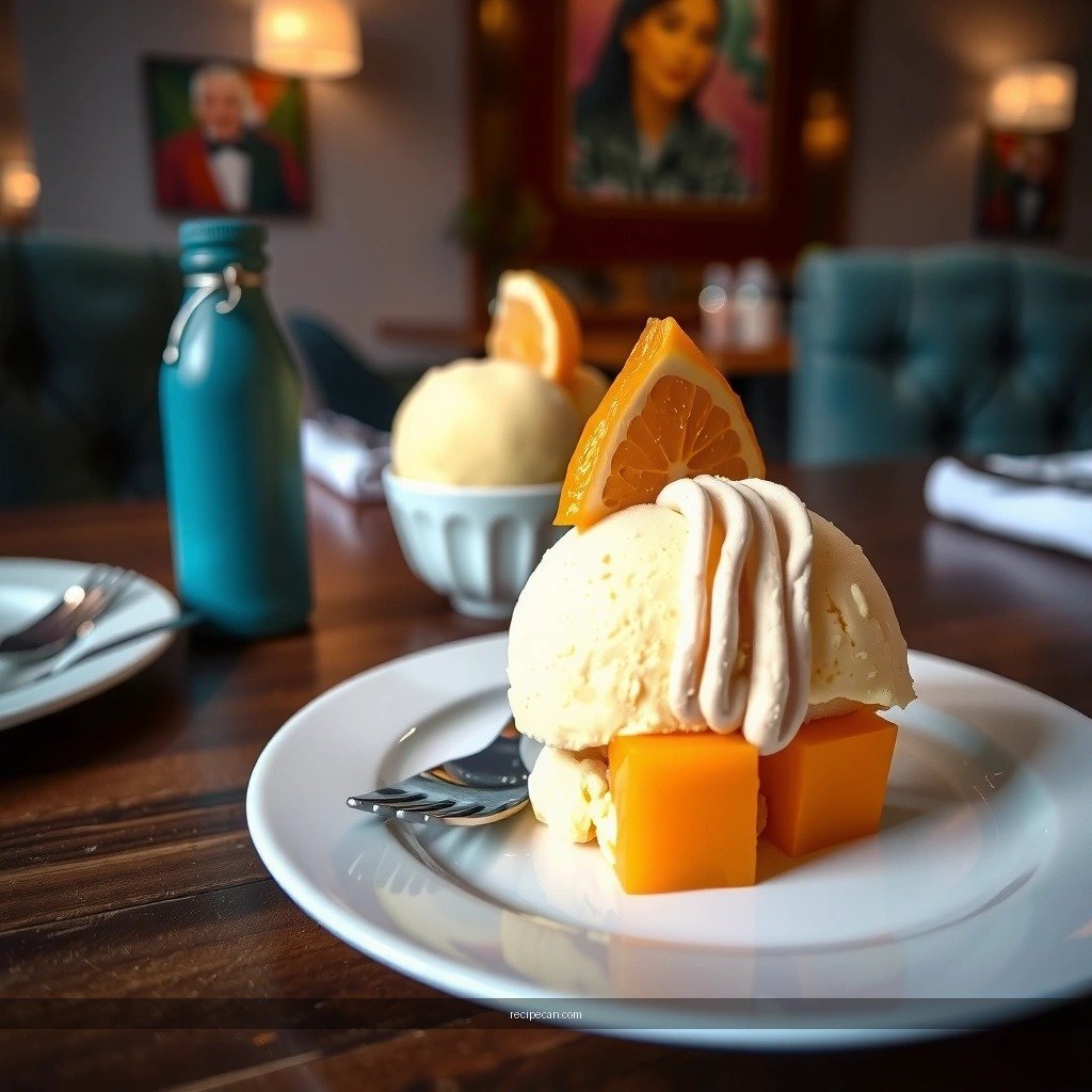 Freeze-and-Stir Method - orange sherbet recipe without ice cream maker